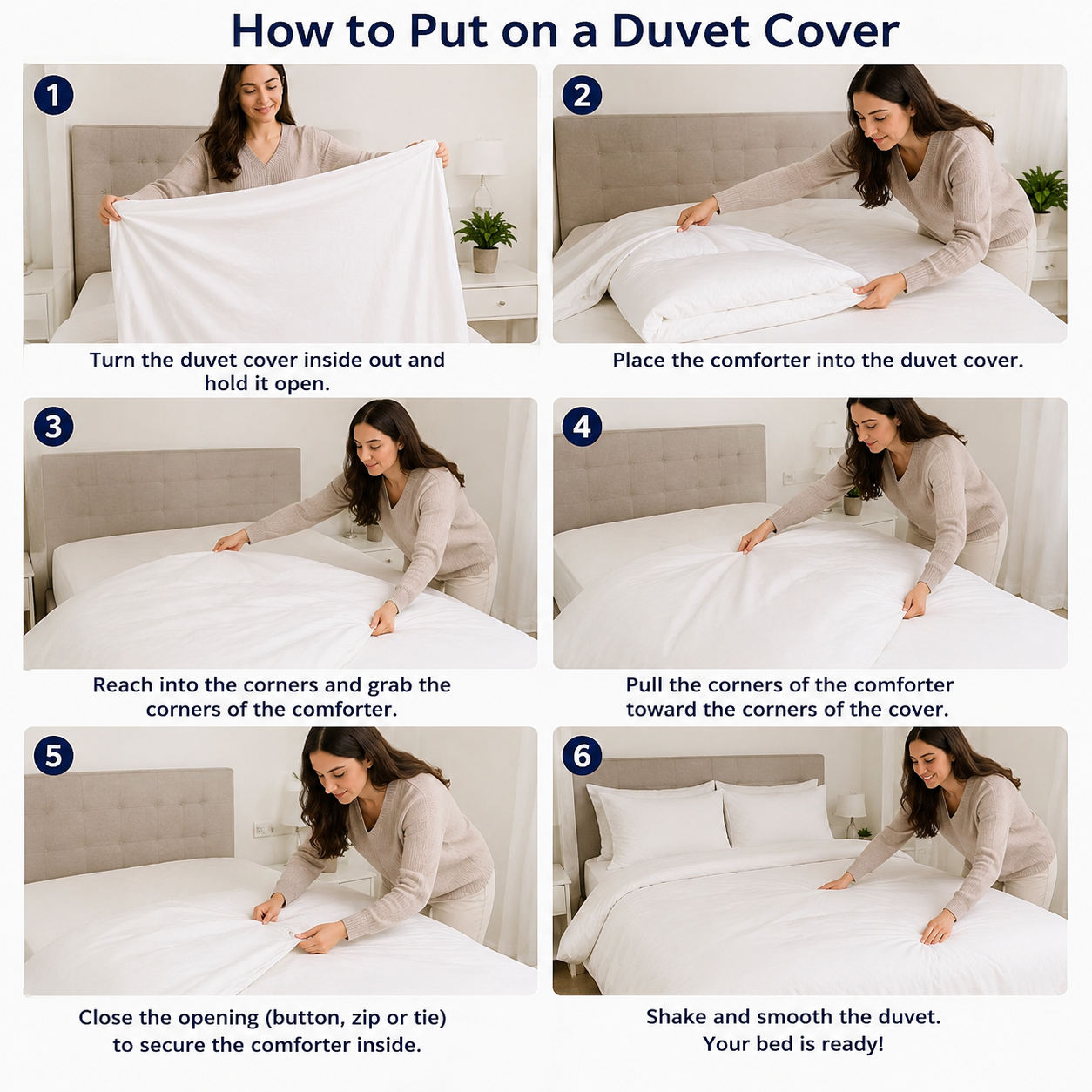 WSOKO COTTON Duvet Cover 90x102 Inch | Cotton Comforter Cover with Zip |