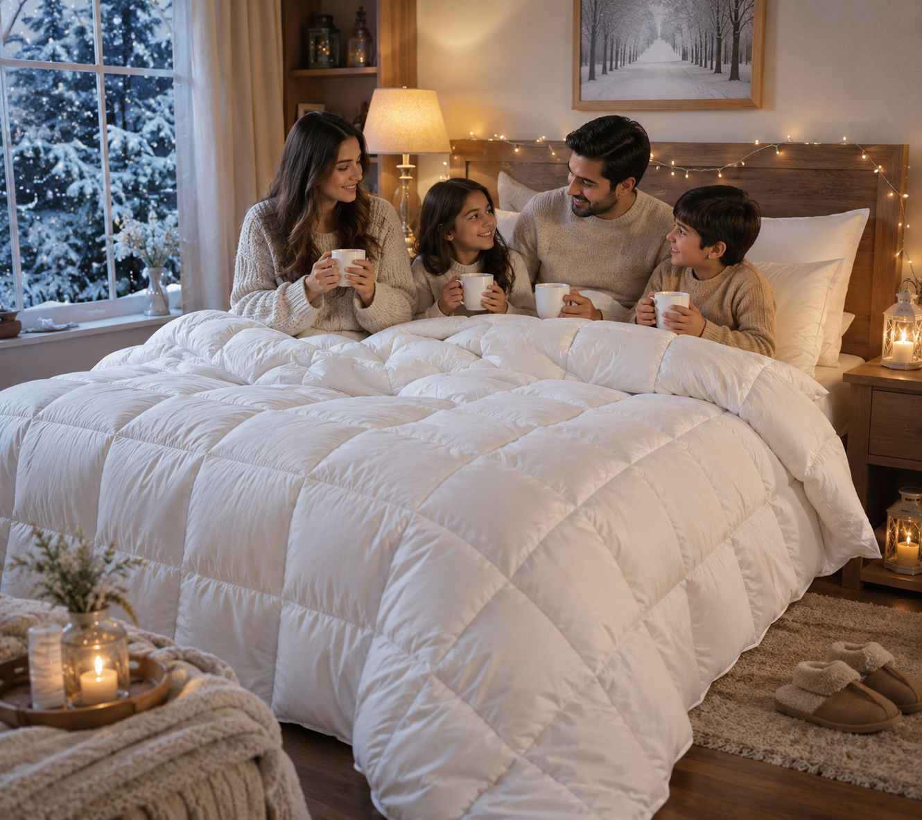 WSOKO All Season Microfiber Comforter 60x90 Inch | 150–400 GSM | White | Hotel Quality
